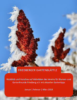 Unser Friedberger Gartenblättle Winter 2018